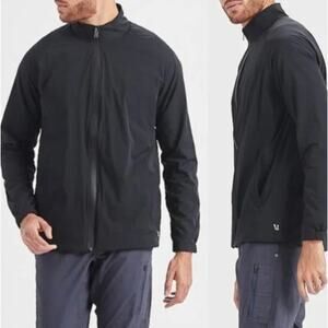 Vuori Mens Fleece Lined Jacket Full Zip Athletic Outdoor Gorp, L